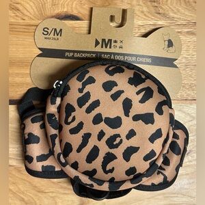 Mytagalongs Modern Leopard Print Small Pup Pack NWT
